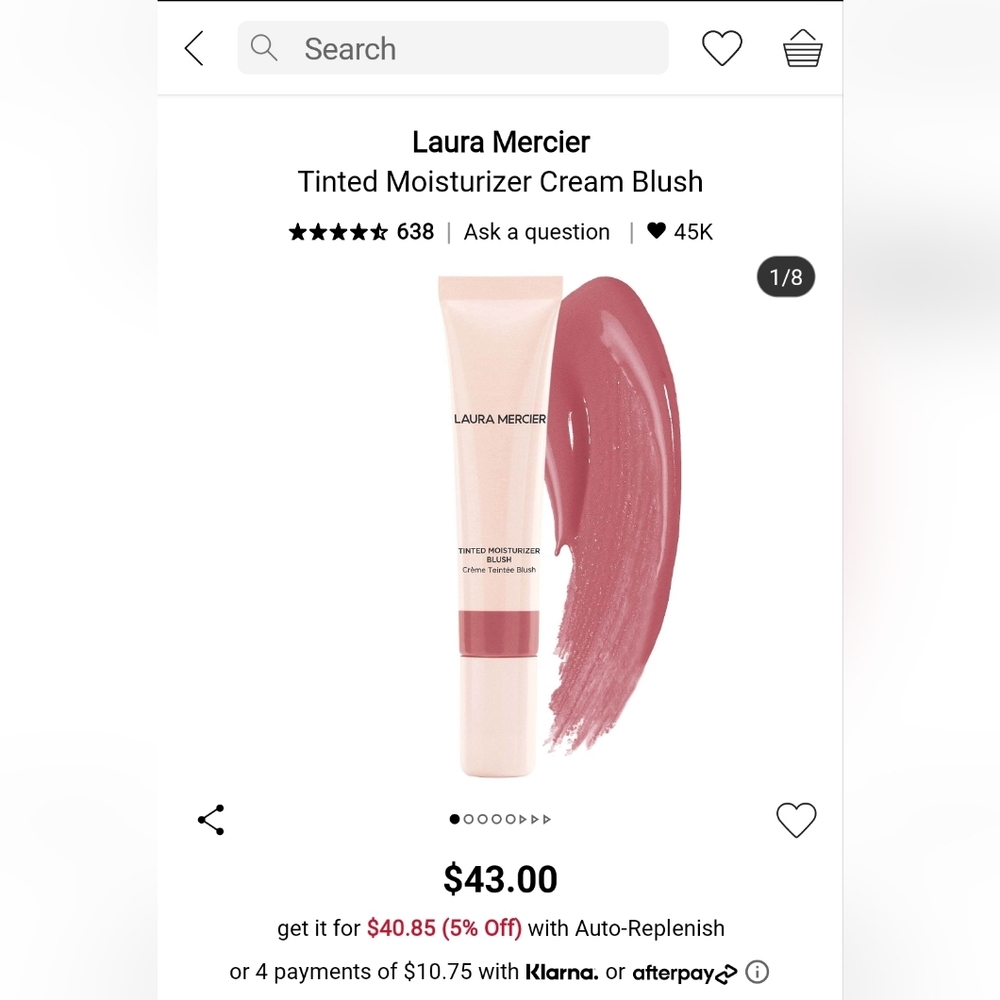 Creamy blush